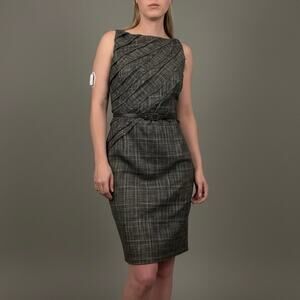 Classiques Entier Belted Draped Front Dress